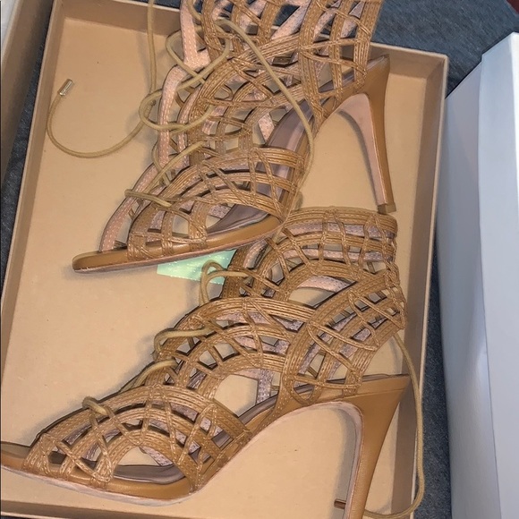 Joie laced up open toe heel LEAH CUOIO - Picture 6 of 6